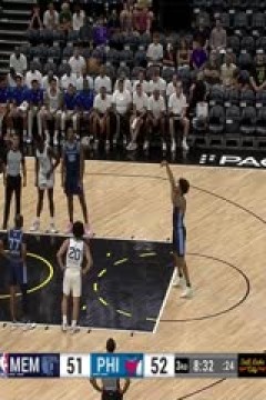 NBA盐湖城夏季联赛 灰熊VS76人 20240710