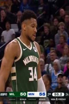 NBA常规赛 雄鹿VS森林狼 20240224