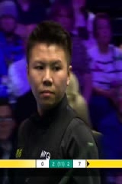 2023斯诺克英锦赛第一轮周跃龙6-2尼尔·罗伯逊20231128(李照)