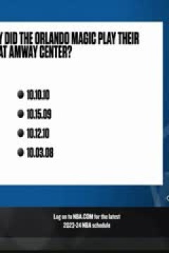 NBA季前赛 鹈鹕VS魔术 20231018