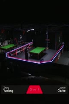 斯诺克英锦赛资格赛晋级轮杰米·克拉克2-6周跃龙20251127