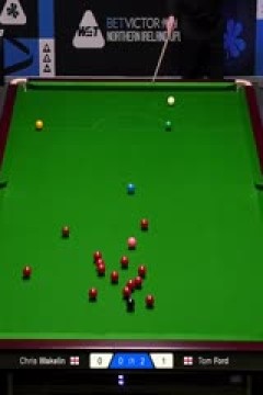 2025斯诺克北爱尔兰公开赛32进16克里斯·韦克林1-4汤姆·福德20251022
