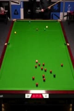 2025斯诺克北爱尔兰公开赛资格赛第一轮阿米尔·萨克霍什2-4傅家俊(朱峰立)20250905