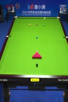 斯诺克天津国锦赛32进16马克·塞尔比6-2肖国栋20231107