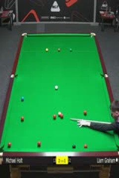 2025斯诺克武汉公开赛资格赛迈克尔·霍尔特5-3利亚姆·格雷厄姆20250622