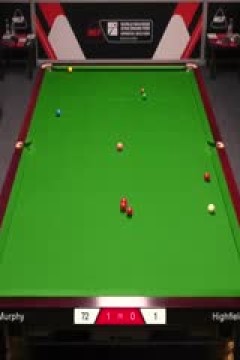 斯诺克西安大奖赛资格赛(128进64轮次)肖恩·墨菲5-0利亚姆·海菲尔德(朱峰立)20250902
