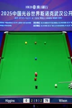 2025斯诺克武汉公开赛四分之一决赛加里·威尔逊5-3约翰·希金斯20250828