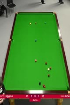 斯诺克德国大师赛32进16约翰·希金斯3-5杰克·琼斯20250130