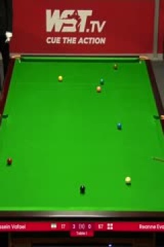 斯诺克侯赛因·瓦菲6-1瑞安·埃文斯20230920