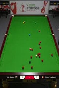 斯诺克英锦赛资格赛第三轮80进48杰克·琼斯2-6朱利安·勒克莱20251126