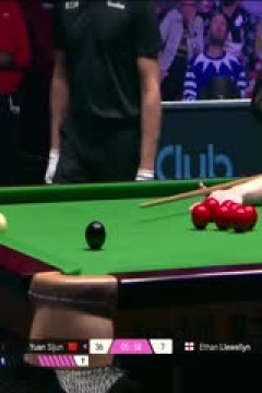 斯诺克单局限时赛16强至决赛袁思俊131-7伊森·卢埃林20251214