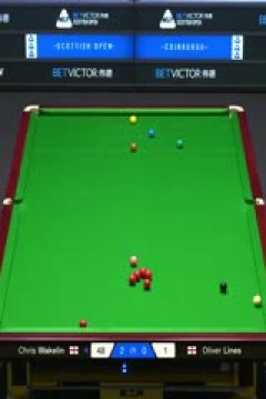 斯诺克苏格兰公开赛第一轮克里斯·韦克林4-2奥利弗·莱恩斯20251217