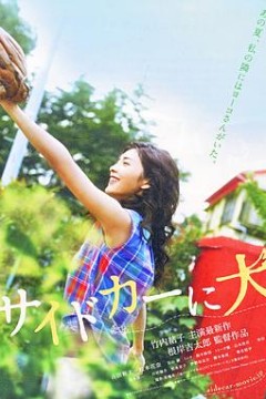 挎斗摩托车里的狗