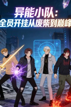 异能小队，全员开挂从废柴到巅峰动态漫画